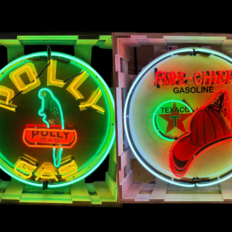 Round Neon Cans