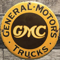 General Motors Trucks Vintage GMC Porcelain Enamel Sign (12in)