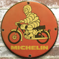 Michelin Bibendum Porcelain Enamel Sign (12in)