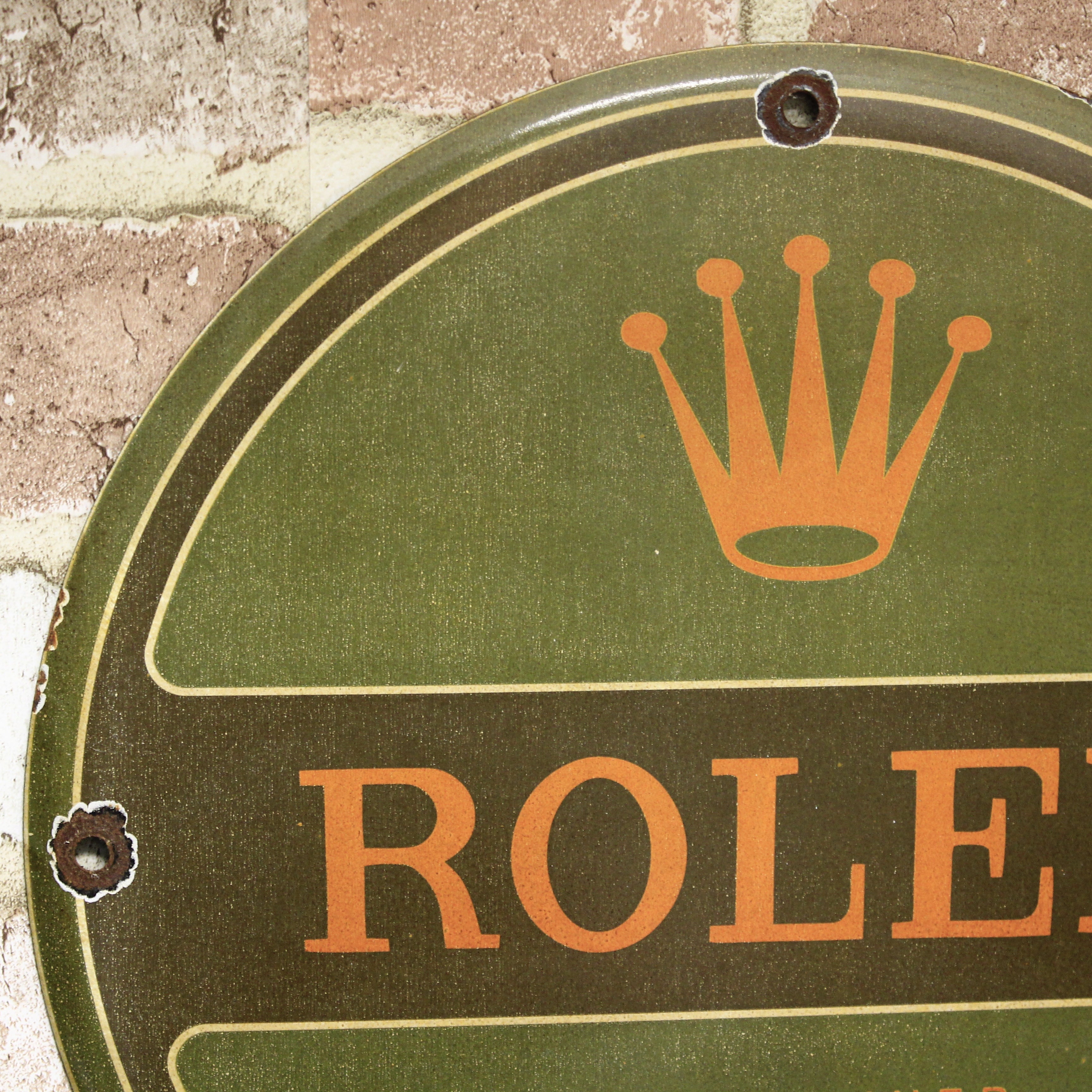 Rolex Submariner Vintage Watch Porcelain Enamel Sign (12in)