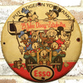 Esso Disney Family 25-Year Anniversary Porcelain Enamel Sign (12in)