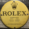 Submariner Fifth Avenue New York Vintage Watch Porcelain Enamel Sign (12in)