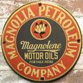 Magnolia Petroleum Company Porcelain Enamel Sign (12in)
