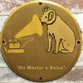 His Master's Voice Gramophone Vintage Porcelain Enamel Sign (12in)