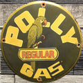 Polly Regular Gas Porcelain Enamel Sign (12in)