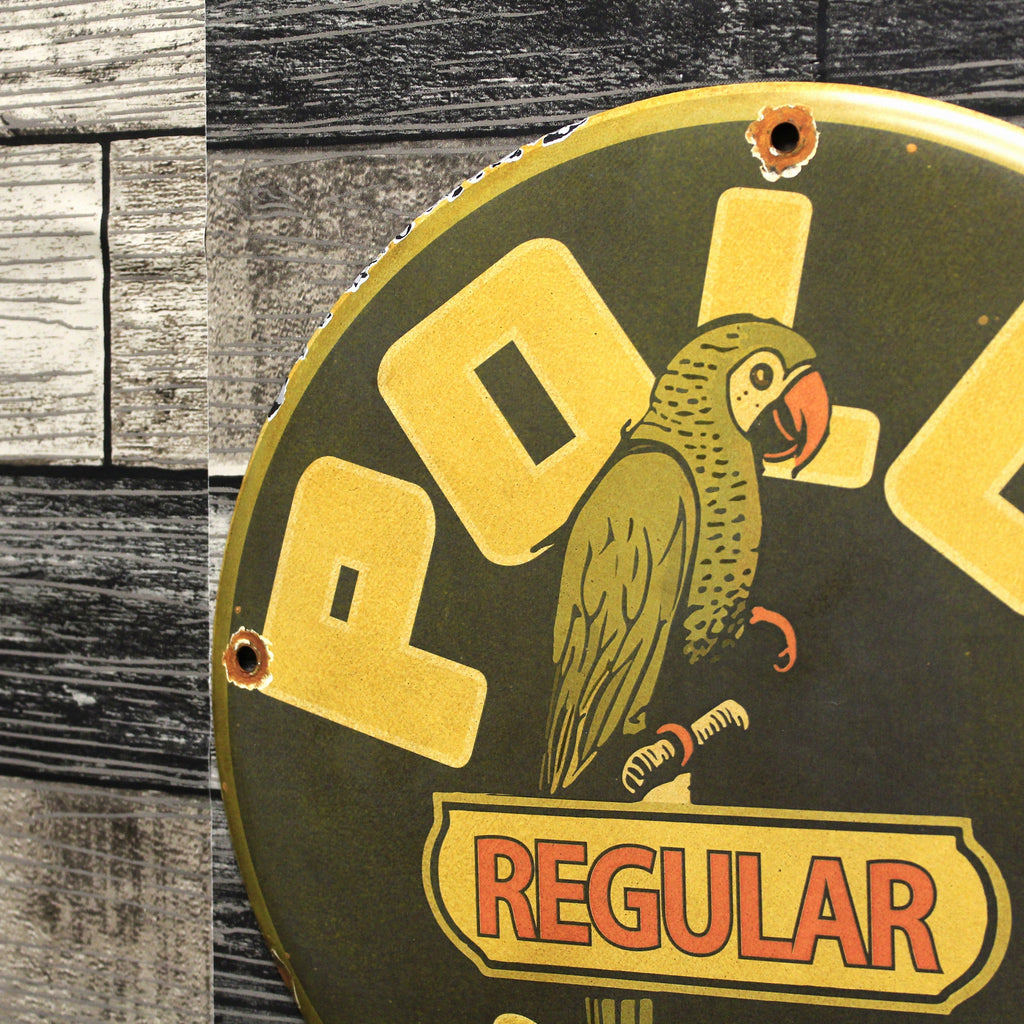 Polly Regular Gas Porcelain Enamel Sign (12in)