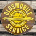 Oldsmobile Dealership Large Porcelain Enamel Advertising