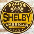 2Ft Shelby American Racing 1962 Porcelain Enamel Sign (24-Inch)