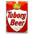 Tuborg Beer Porcelain Enamel Vintage Metal Reproduction
