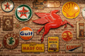 Die Cut Pegasus Silhuouette Die Cut Porcelain Vintage Metal Sign