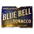 Blue Bell Tobacco Porcelain Enamel Vintage Metal Reproduction