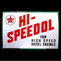 Caltex Hi-Speedol Porcelain Enamel Vintage Metal Reproduction