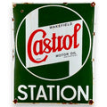 Castrol Motor Oil Porcelain Enamel Vintage Metal Reproduction