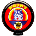 Husky Ethyl Gasoline Lighted Globe Gas Pump Topper