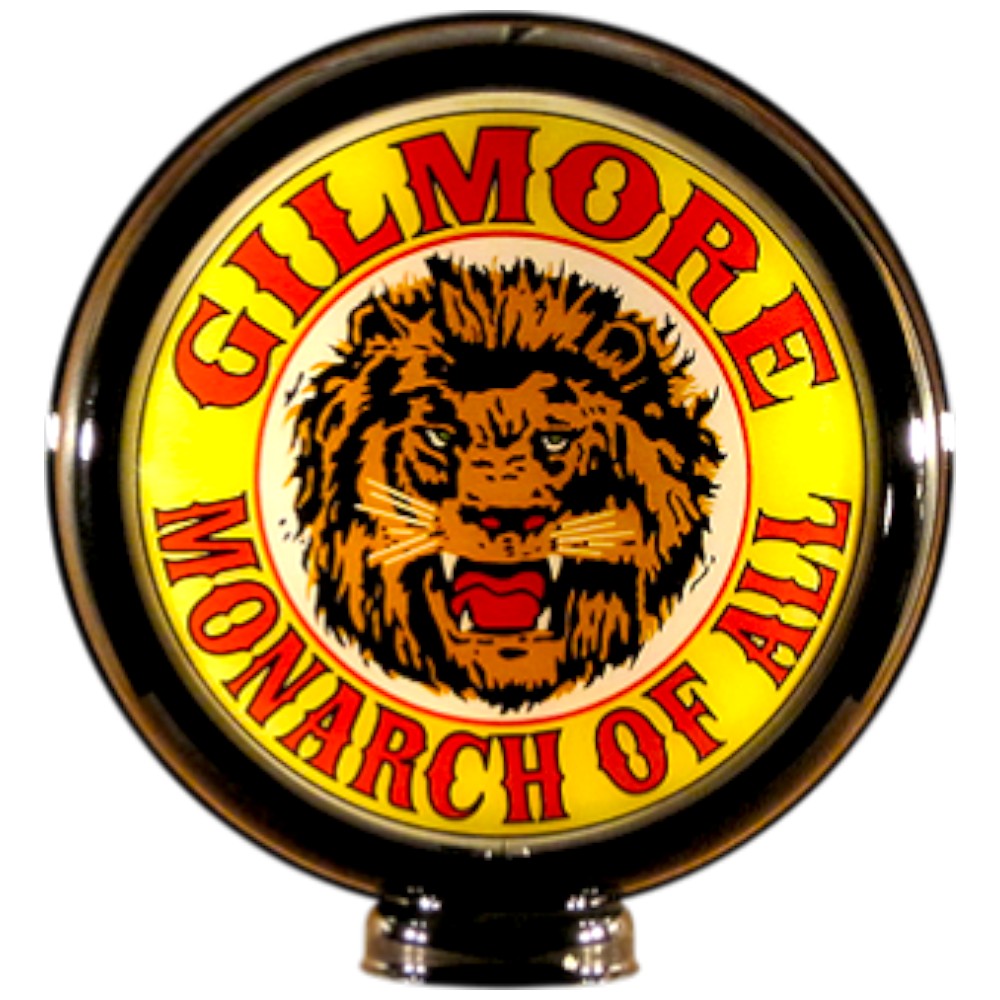 Glimore Monarch Of All Lighted Globe Gas Pump Topper