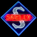 Skelly Neon Porcelain Diamond Die Cut