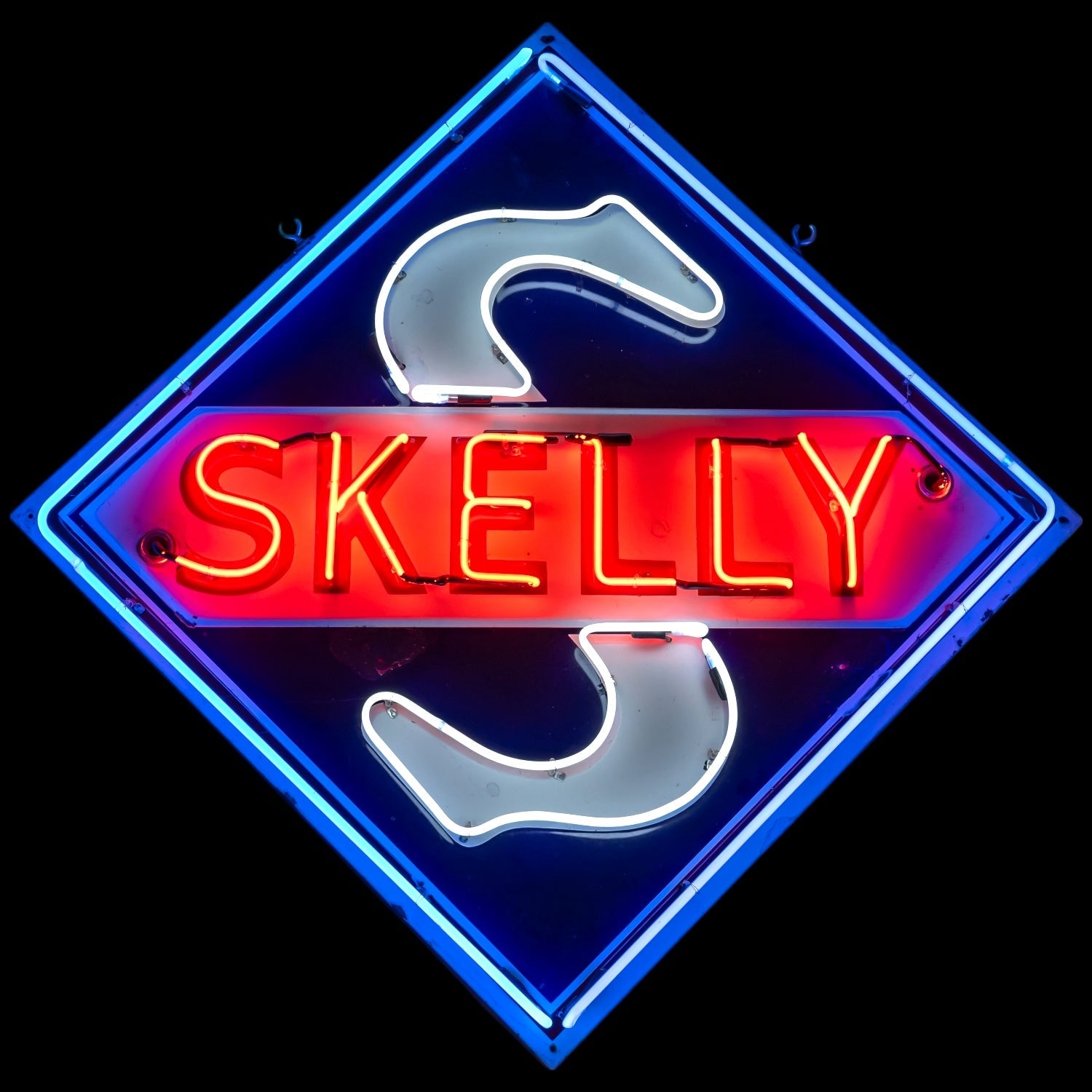 Skelly Neon Porcelain Diamond Die Cut