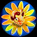 Borden's Elsie the Cow Neon Porcelain Advertising Sign with Can
