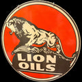 *Limited* Lion Oils Double-Sided Large Porcelain Enamel on Steel (DS 30-Inch)