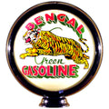 Green Bengal Gasoline Lighted Globe Gas Pump Topper