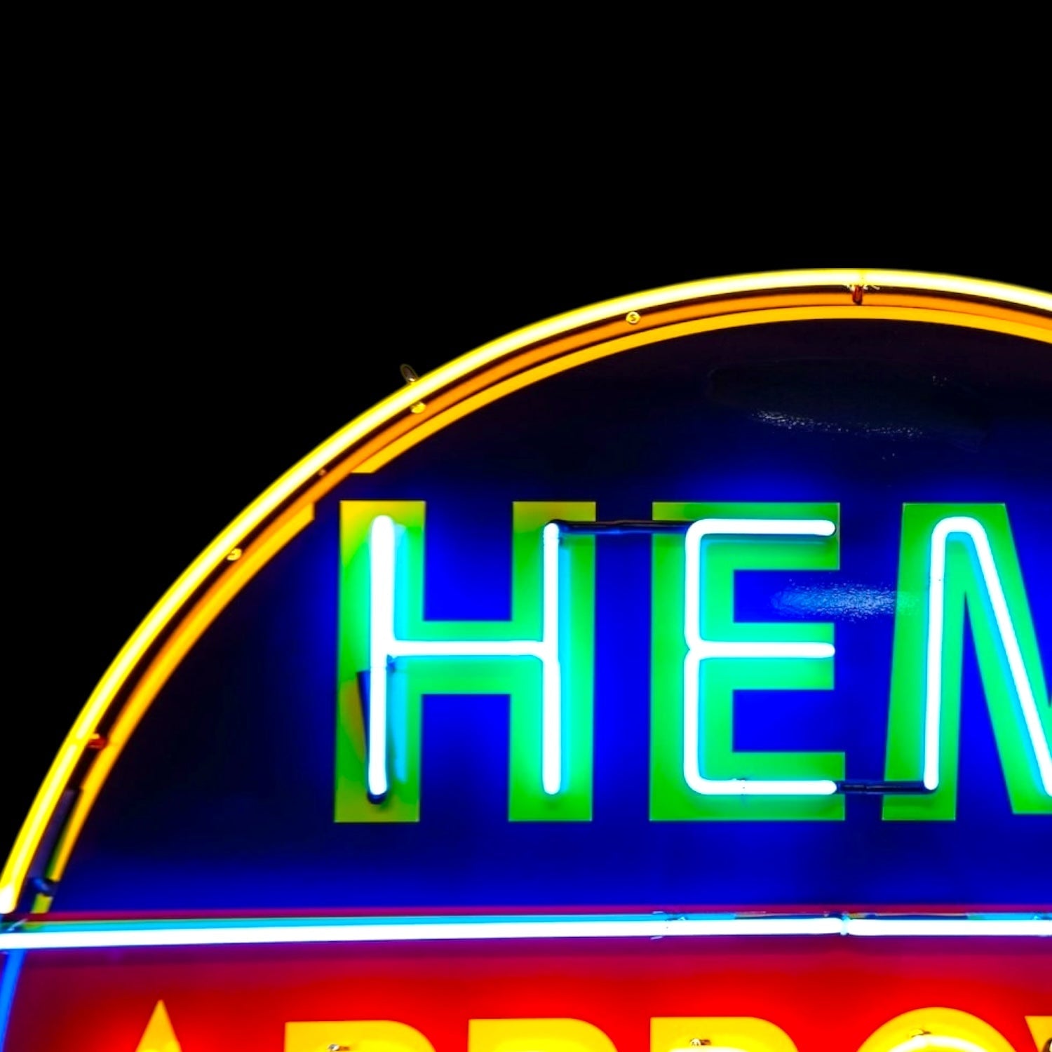 Hemi Approved Superbird - Vintage Dealer Display Real Neon Porcelain Can (24" - 48")