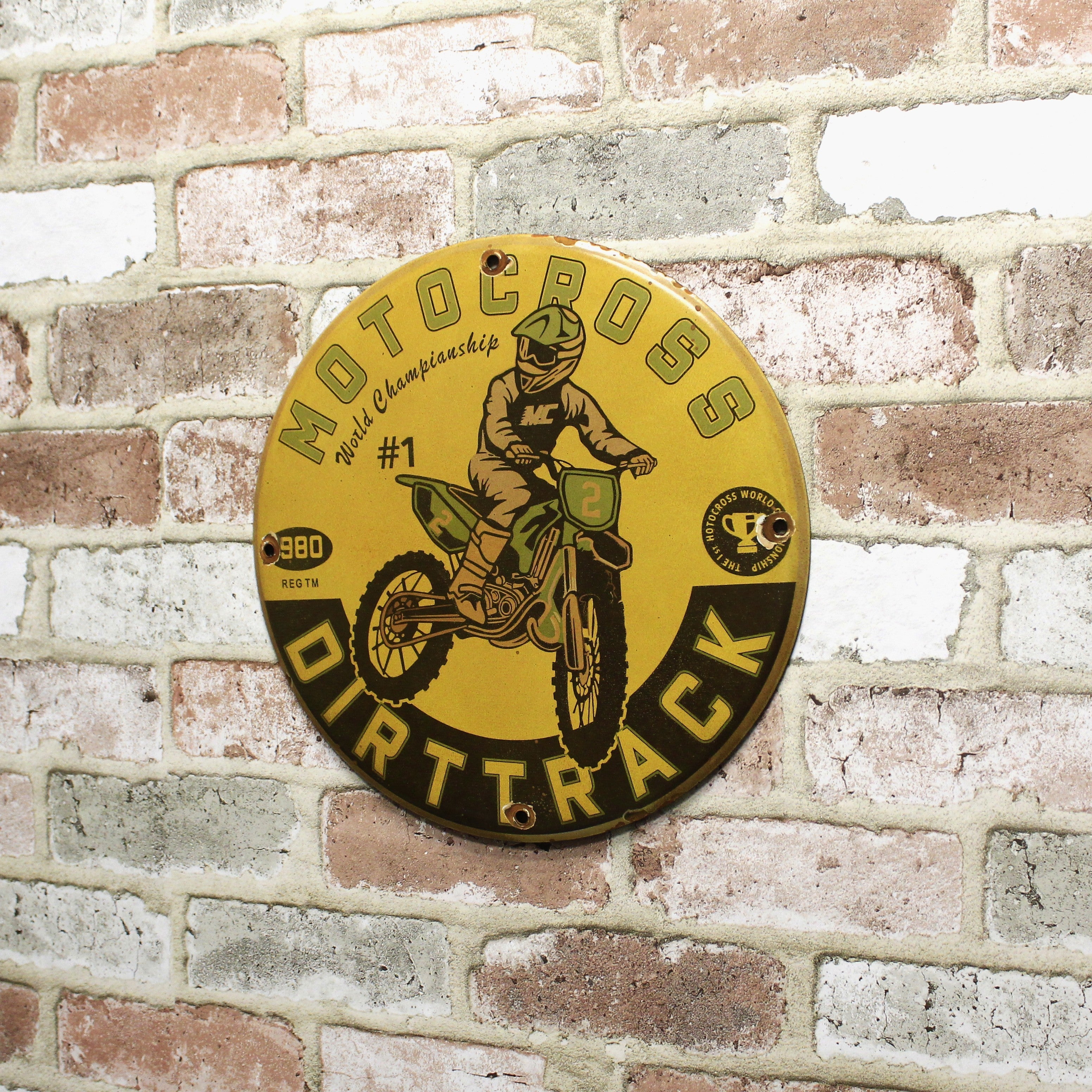 Porcelain Enamel Sign (12in)