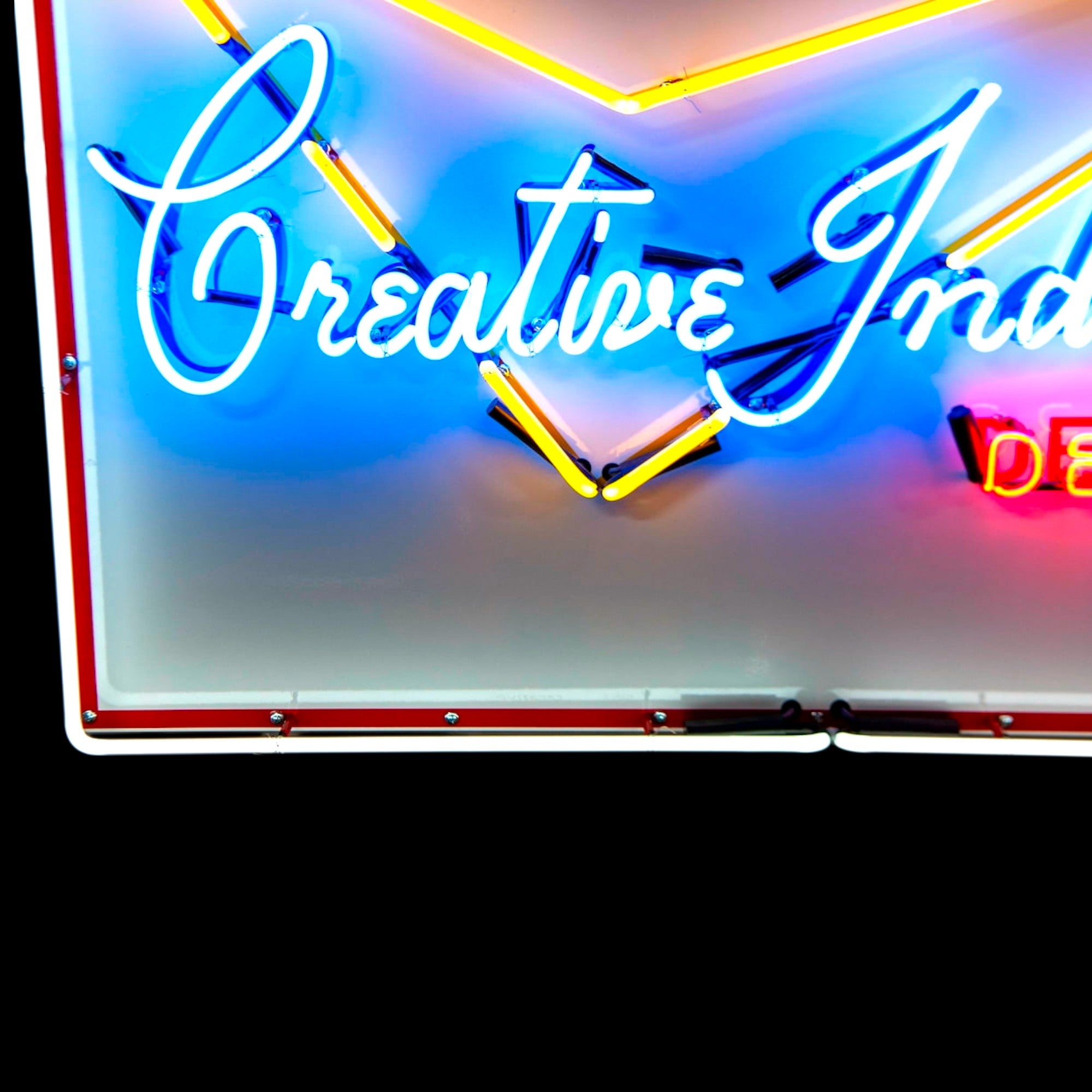 Skunkworks Real Glass Neon Sign - Creative Industries of Detroit - Authentic Vintage Reproduction - Mopar Advertising Display