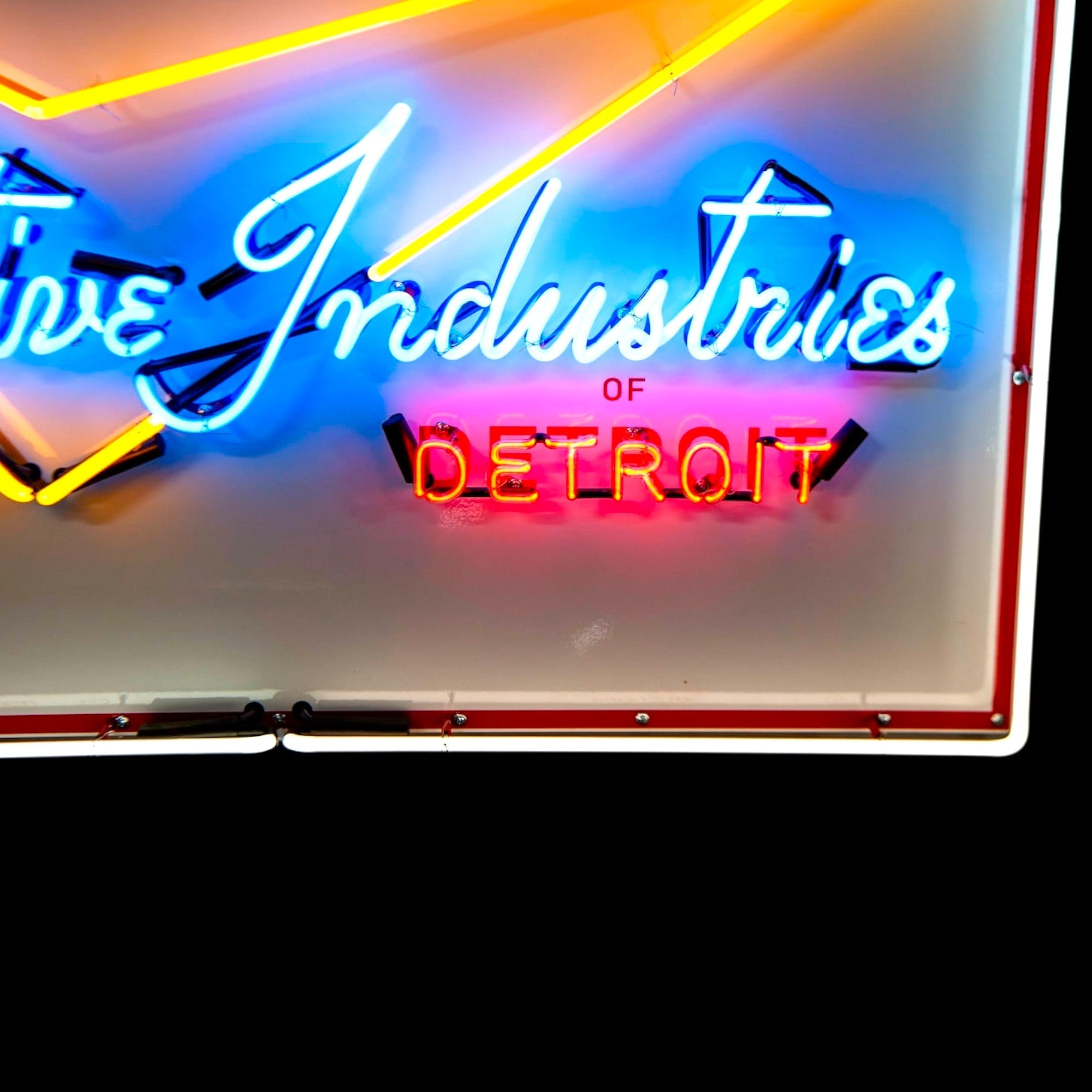 Skunkworks Real Glass Neon Sign - Creative Industries of Detroit - Authentic Vintage Reproduction - Mopar Advertising Display