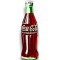 Classic Porcelain Coca-Cola Die Cut Metal Soda Pop Bottle Sign