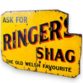 Ask for Ringer's Shag Porcelain Enamel Vintage Metal Reproduction
