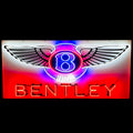 XL Bentley Dealership Neon Sign - Real Glass, Porcelain, Steel Can - Premium, Luxury, Auto Advertising Reproduction