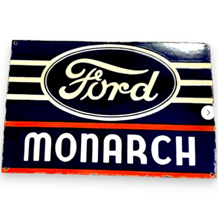 Ford Monbarch Porcelain Enamel Vintage Metal Reproduction