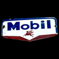 Mobil Pegasus Gas Station Porcelain Enamel Vintage Metal Reproduction