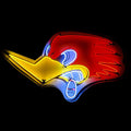 Mr. Horsepower Die Cut Neon Porcelain - Glass, Enamel, Steel Can - Vintage Muscle Mopar Sign