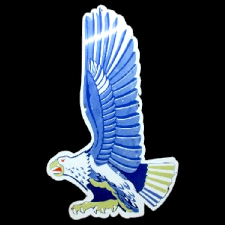 Richfield Eagle Left Facing Porcelain Enamel Vintage Metal Reproduction