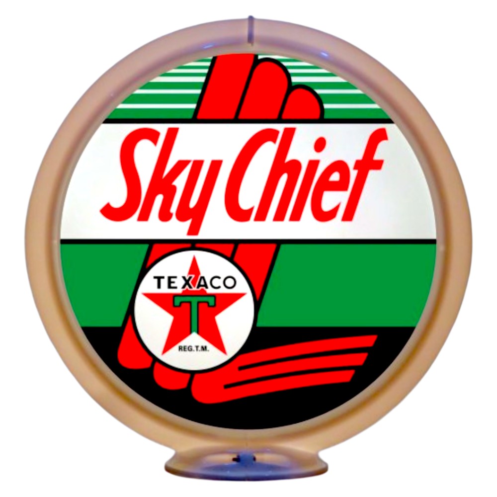 Texaco Sky Chief Lighted Globe Gas Pump Topper