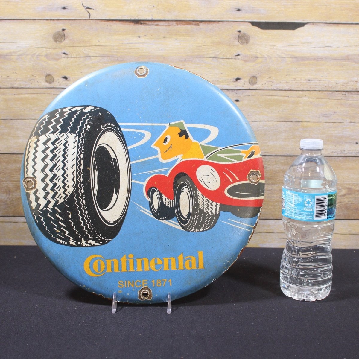 Continental Tires Since 1871 Porcelain Enamel Sign (12in)